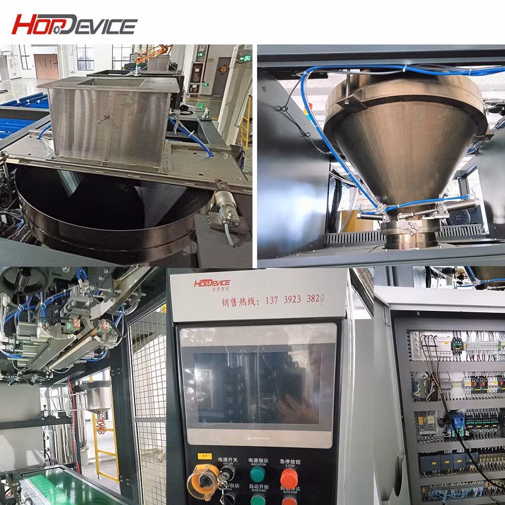 Automatic Packaging Machinery Rice Fertilizer Salt Sugar Peaunt Granule Bag Packing Machine