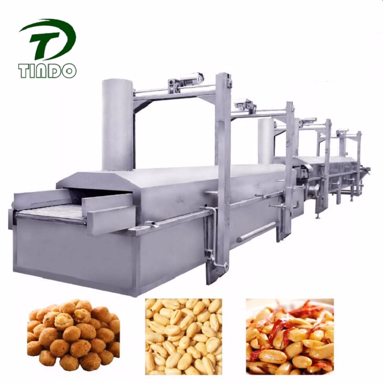300kgs/H Factory Use Automatic Banana Chips Fryer Plantain Chips Production Line