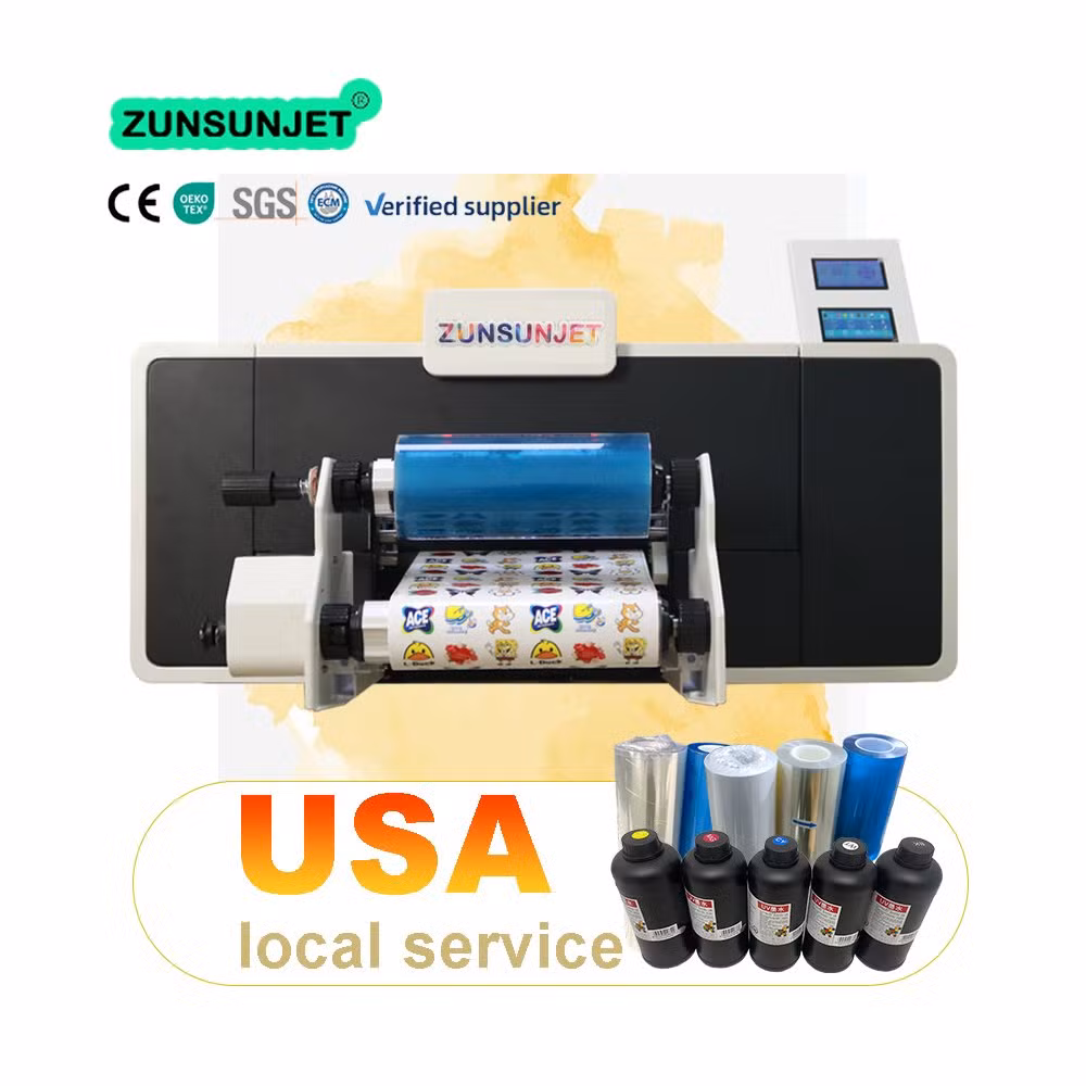 Impresora Dtf UV A3 30 UV Dtf Printer I3200 UV Single Pass Printer Label Sticker Mini UV Dtf Desktop