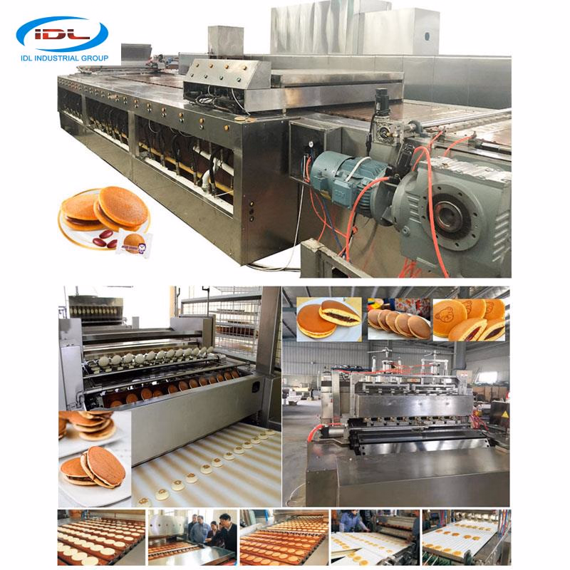 Automatic Mochi Pancake Production Line, Apple Pancake Making Machine