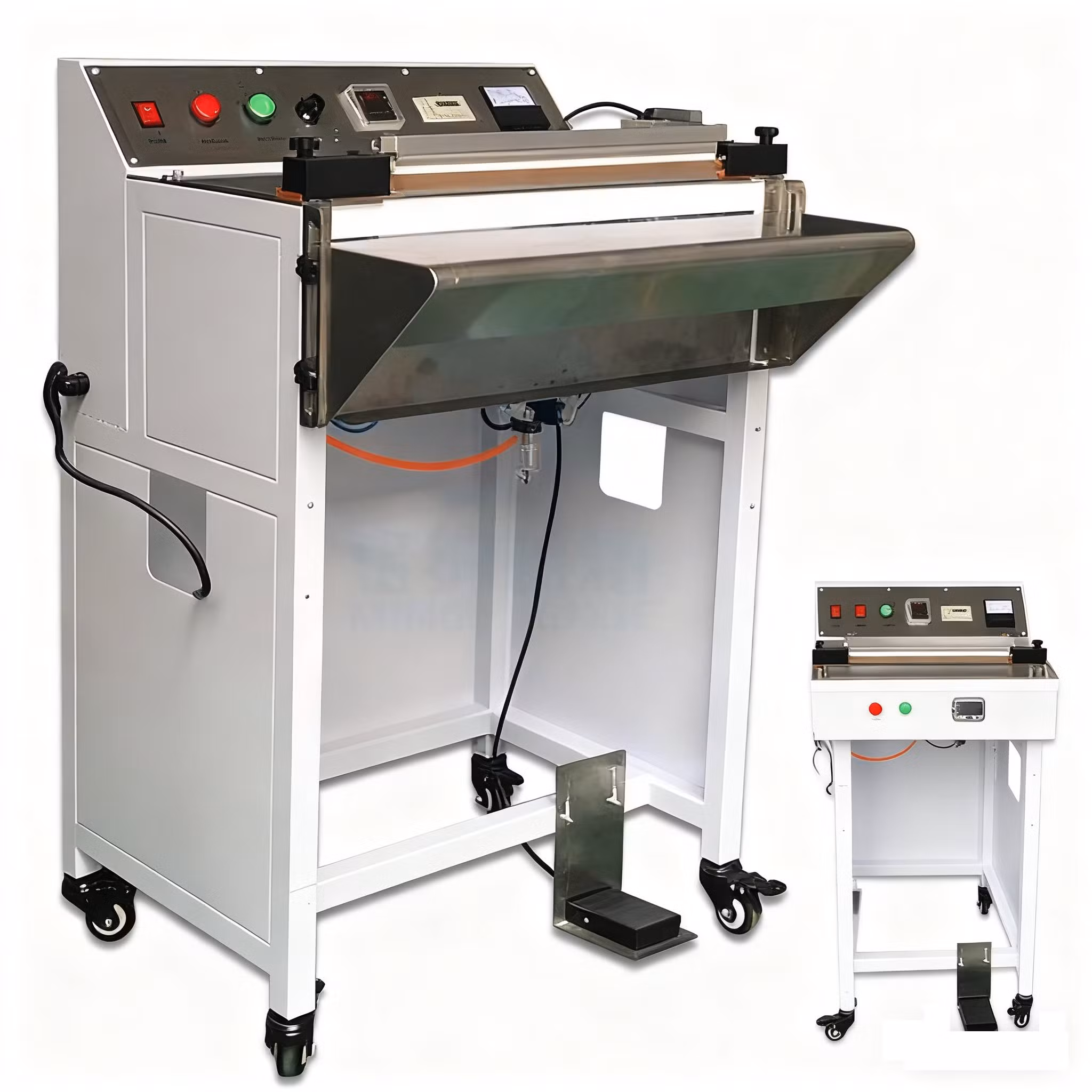 Hx-400 Pneumatic Sealing Machine Is Suitable for Condiment Cosmetics Toner Lotion Eye Cream