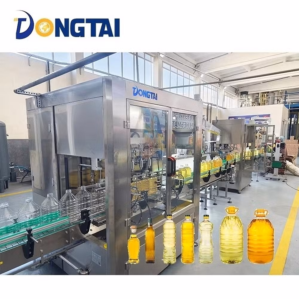 Advanced Sunflower Oil Bottling Line for Large Scale Production - Fully Automatic Filling Line and A