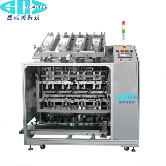 Scmixer Automatic Facial Mask Filling Packing Machine/ Cosmetic Mask Filling and Bag Sealing Machine