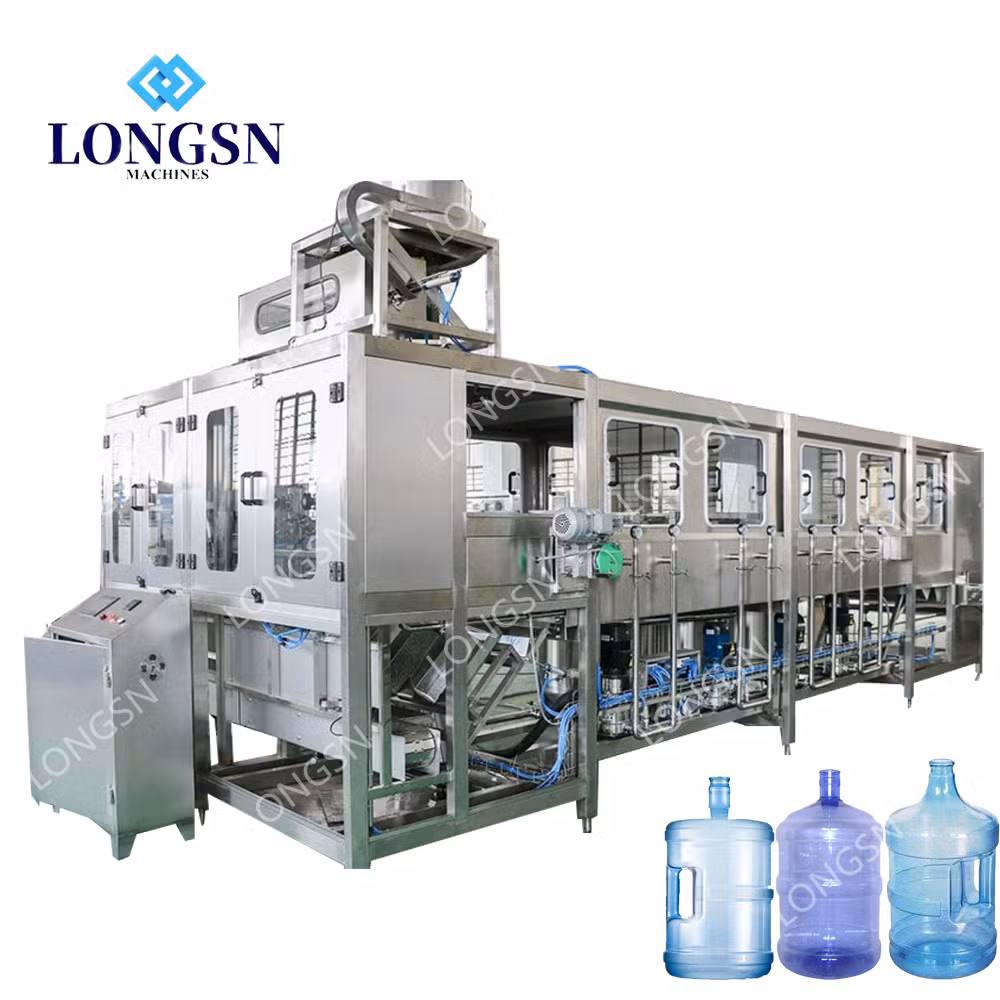 5 Gallon Barreled Bottle Pure Water Filling Machine / Equipment / Production Line - Liquid Filling M
