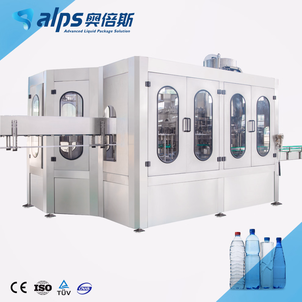 Automatic PET Bottle Pure Water Rinsing, Filling and Capping Line