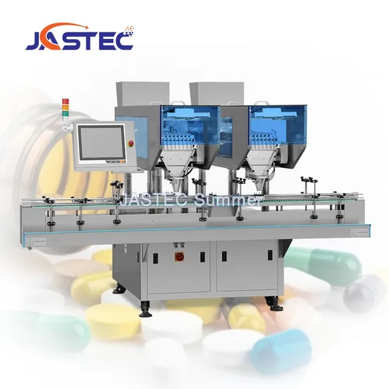 High Speed Multi Channel Tablet Gummy Bears Candy Chewing Gums Bottling Counting Machine Fully Autom