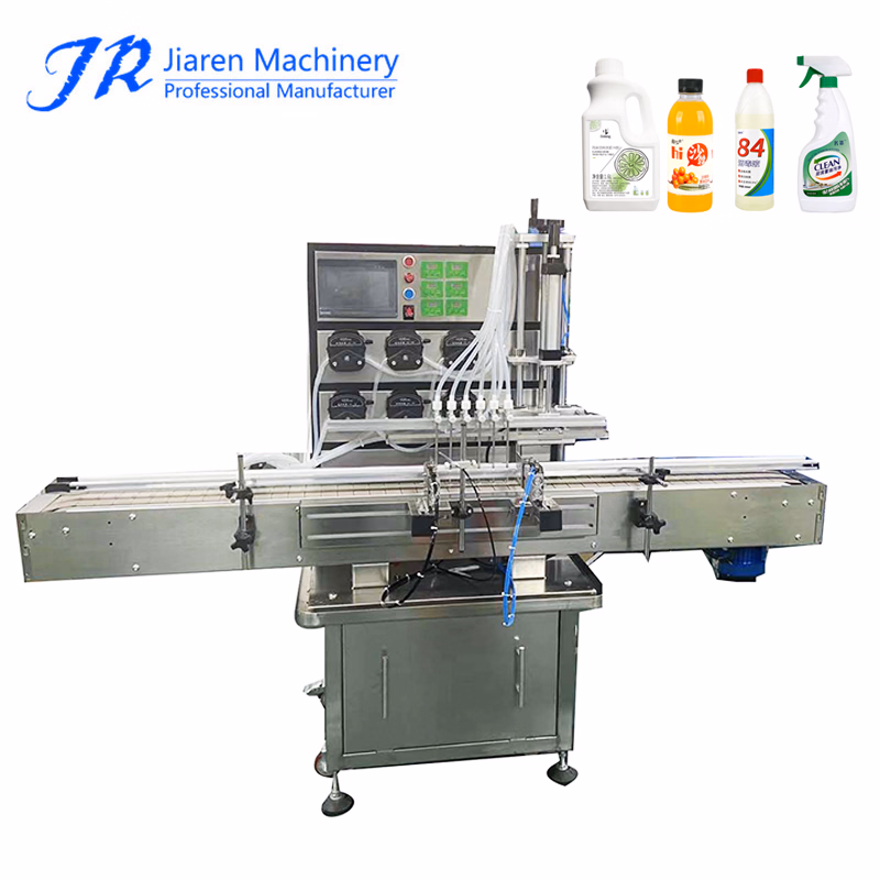 GZJR-RG04 Automatic Volumetric Juice and Liquid Bottle Filling Machine